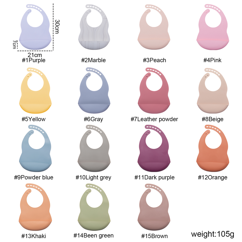 0-3 Years Baby Bib BPA Free Si - Waterproof Baby Bibs Silicone review and price