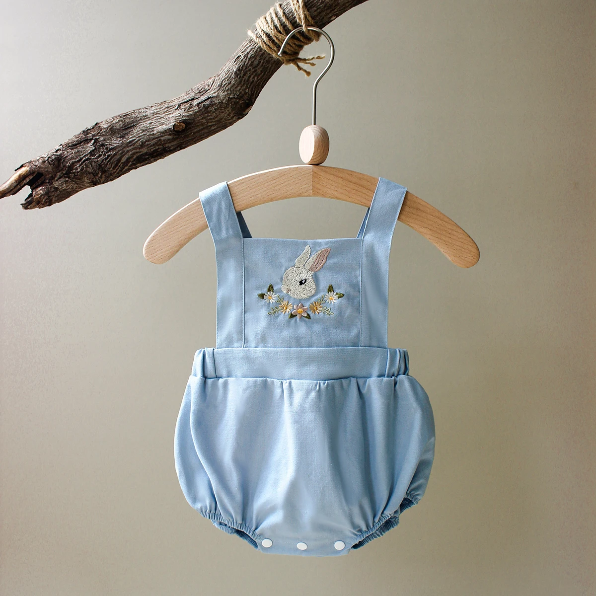 Summer Newborn Baby Girls Romp - Baby Summer Linen Sleeveless Jumpsuit review and price