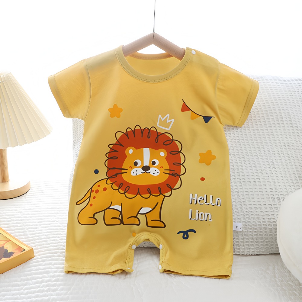 Summer  Printed Newborn Baby C - Baby Summer Linen Sleeveless Jumpsuit review and price