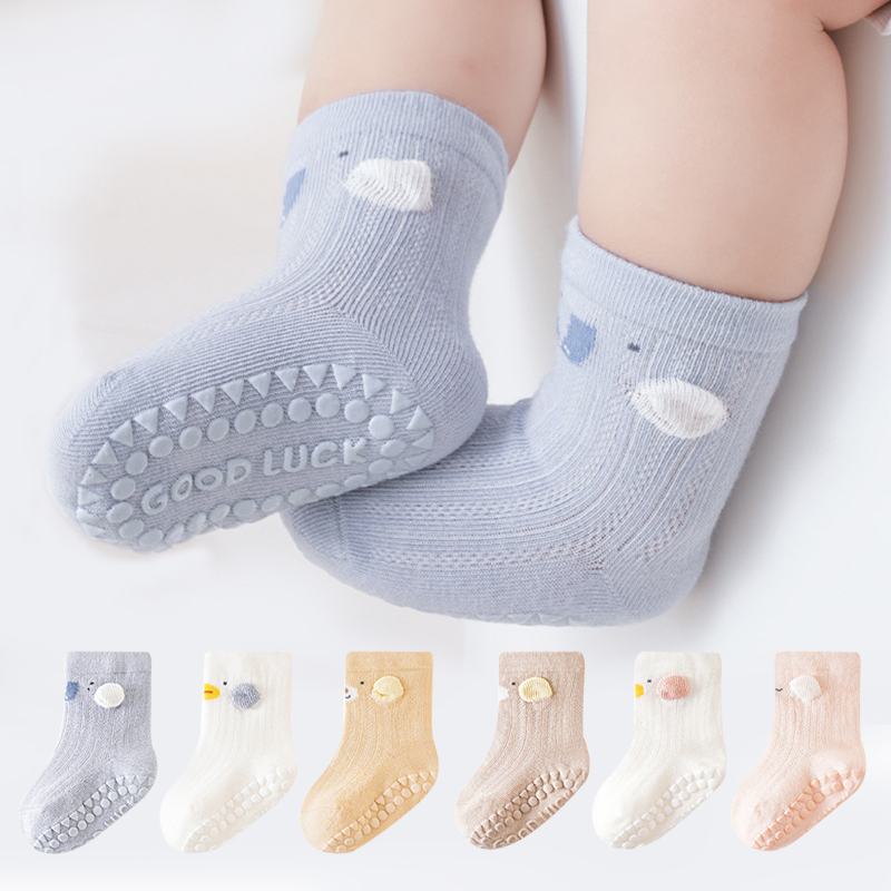 3 Pairs Cartoon Baby Floor Soc - Unisex Baby Socks Non Slip review and price