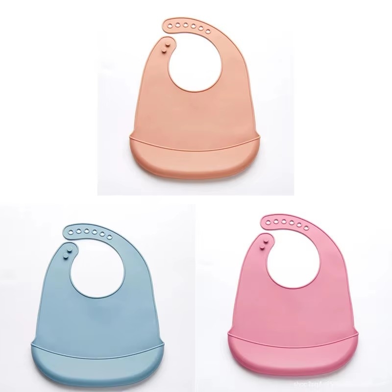 1/3pcs Baby Bib Adjustable Wat - Waterproof Baby Bibs Silicone review and price
