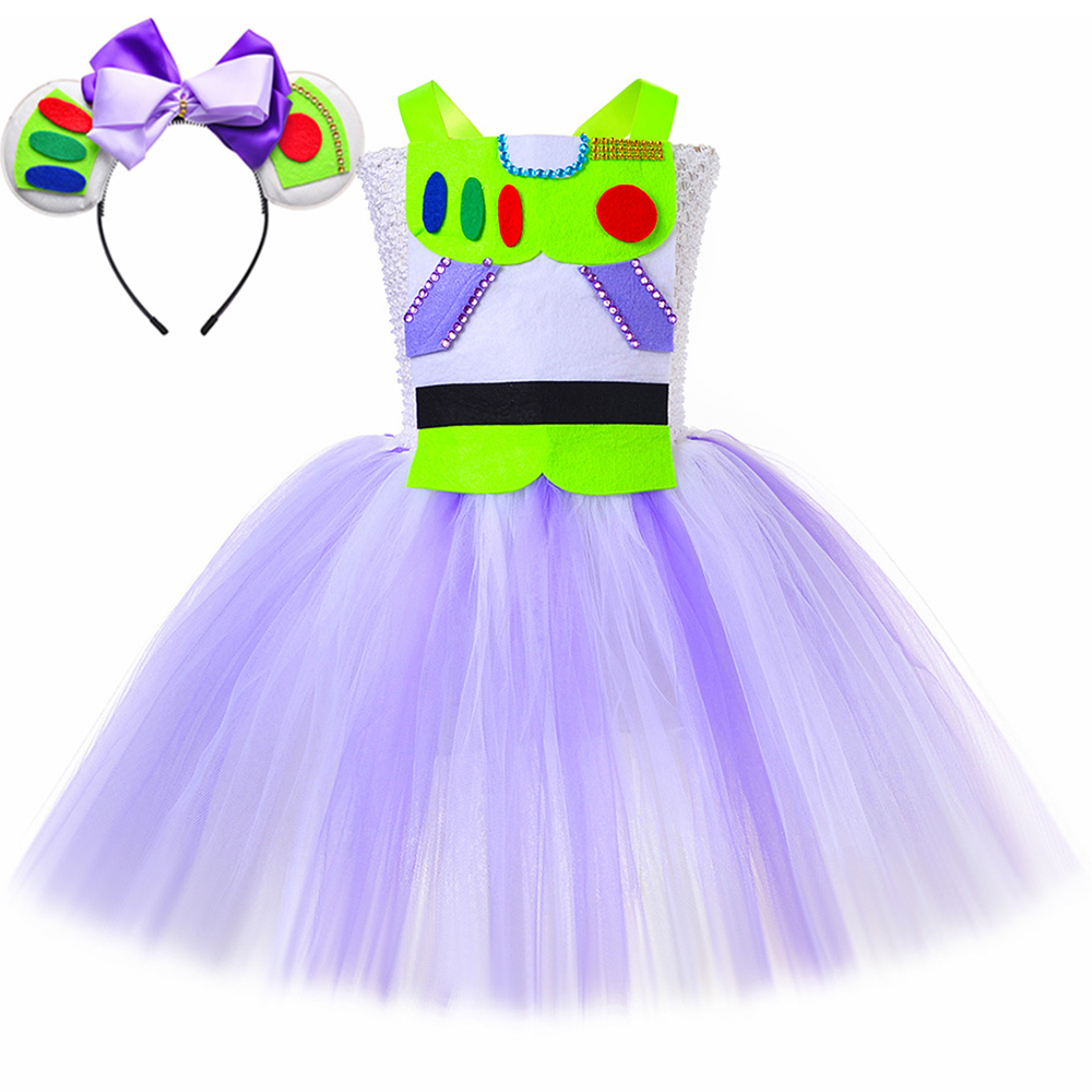 Girls Buzz Lightyear Costume T - Toddler Girl Tulle Party Dress review and price