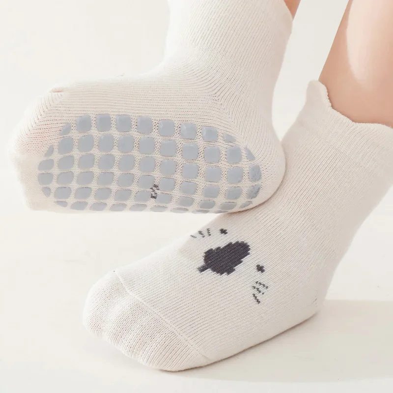 3/5 Pairs Baby Adorable Animal - Unisex Baby Socks Non Slip review and price