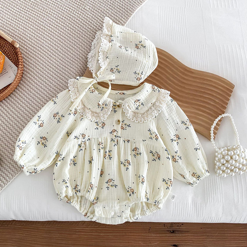 2025 Spring Newborn Infant Bab - Newborn Baby Girl Romper Floral review and price