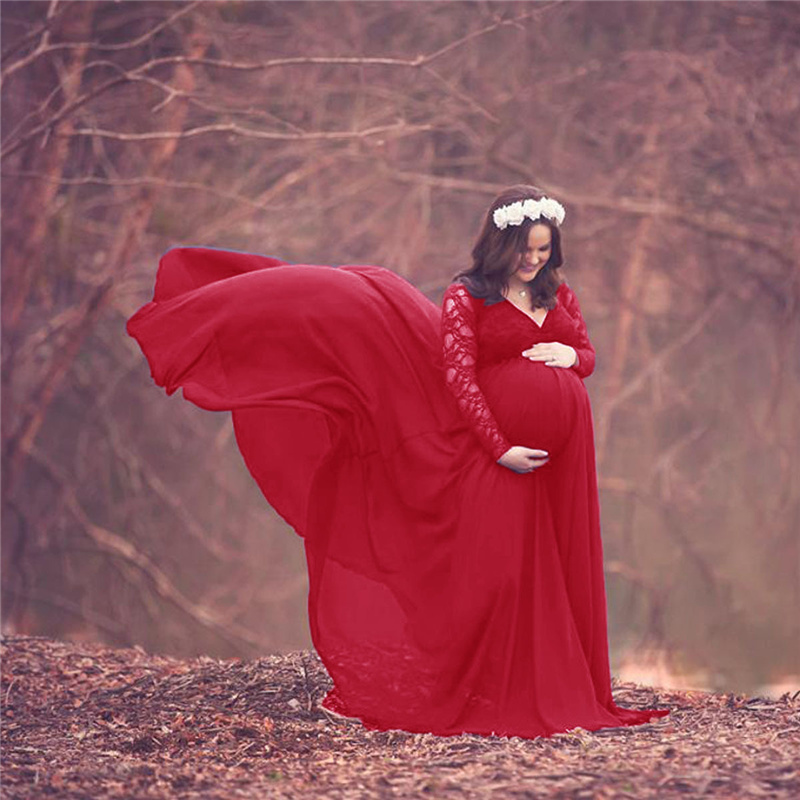 New Lace Chiffon Maternity Pho - Maternity Wear review and price