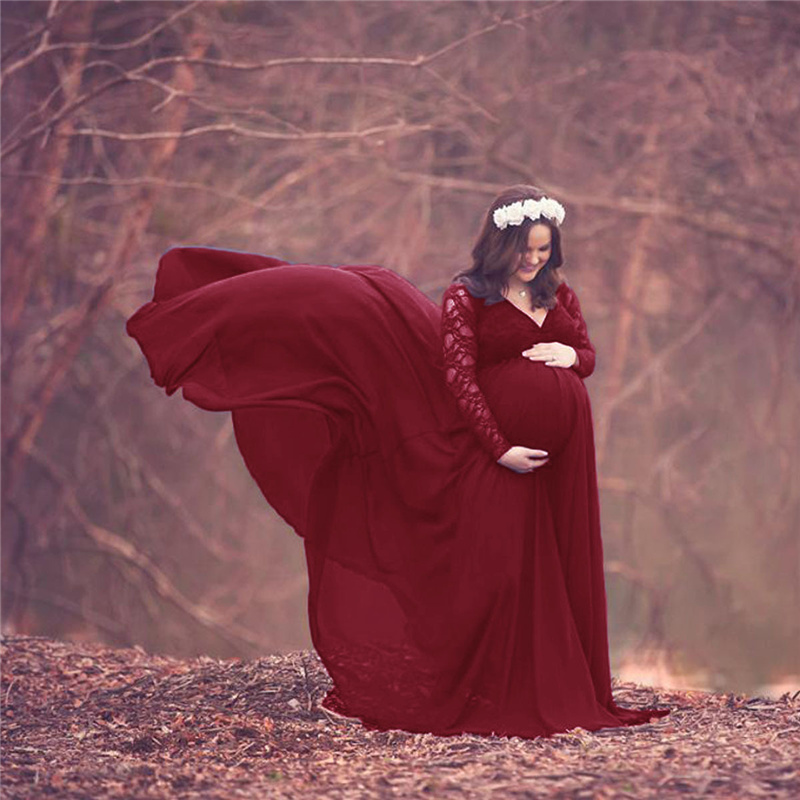 New Lace Chiffon Maternity Pho - Maternity Wear review and price