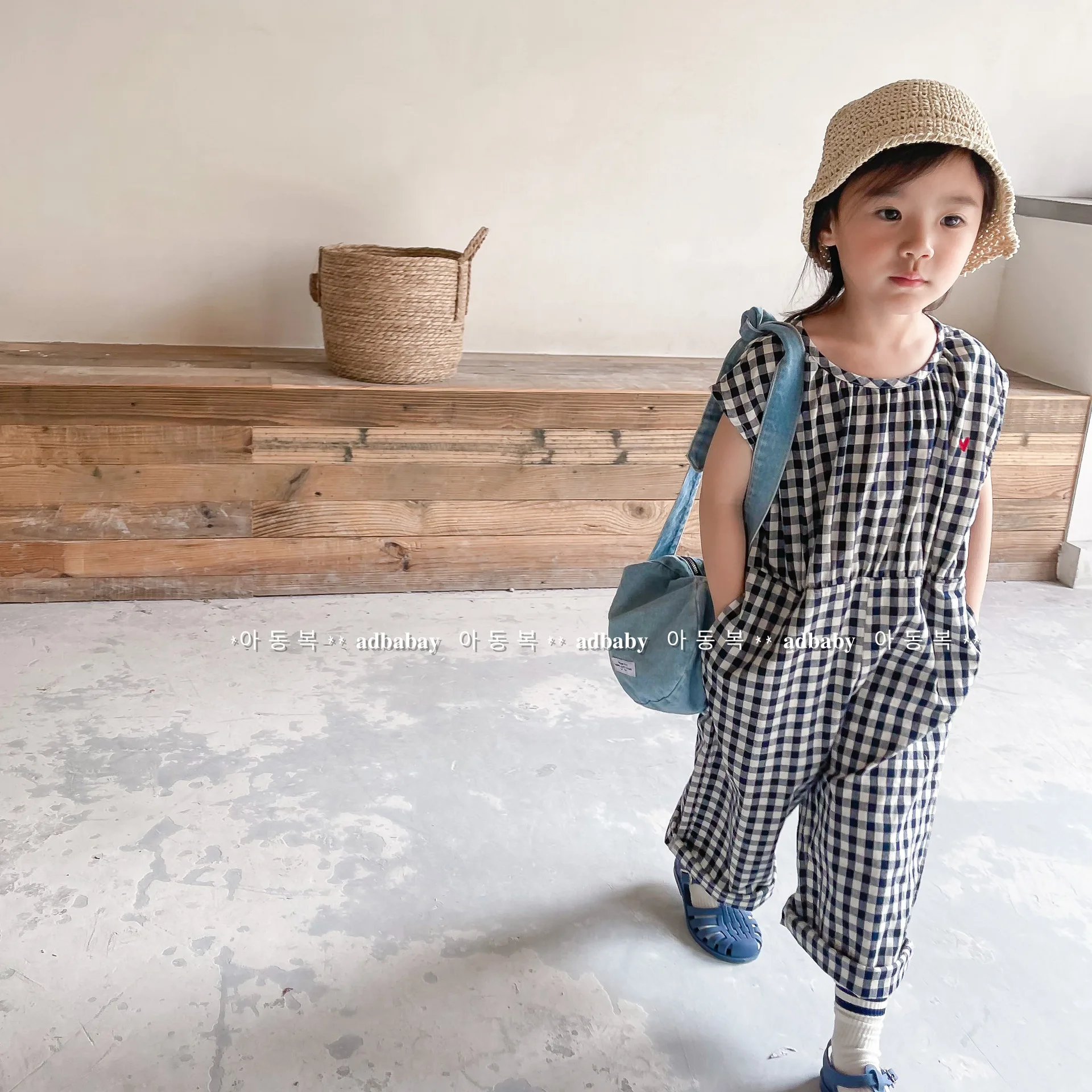 Baby Girls Plaid Overalls Kids - Baby Summer Linen Sleeveless Jumpsuit review and price