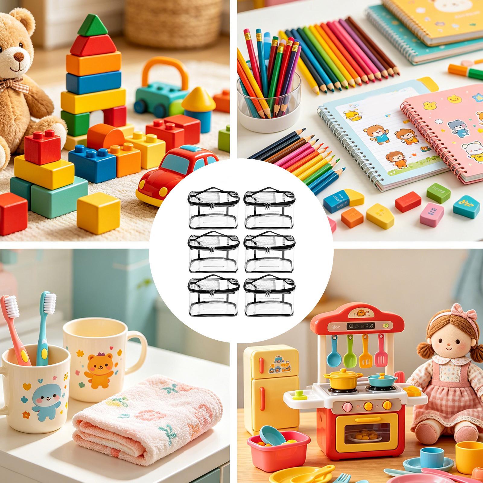 Toy Bags For Storage 6 Pieces  - Nursery review and price