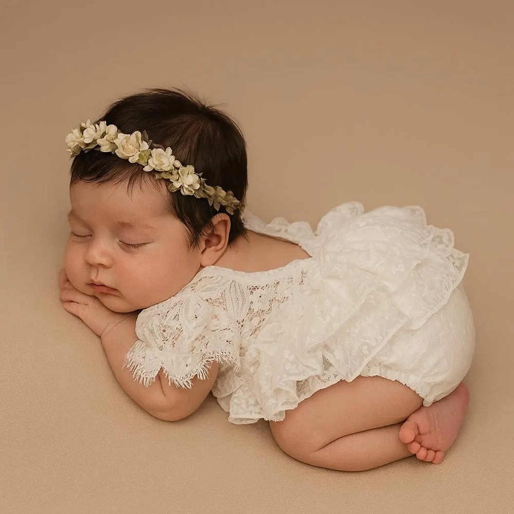 Newborn Photography Outfit Gir - Newborn Baby Girl Romper Floral review and price