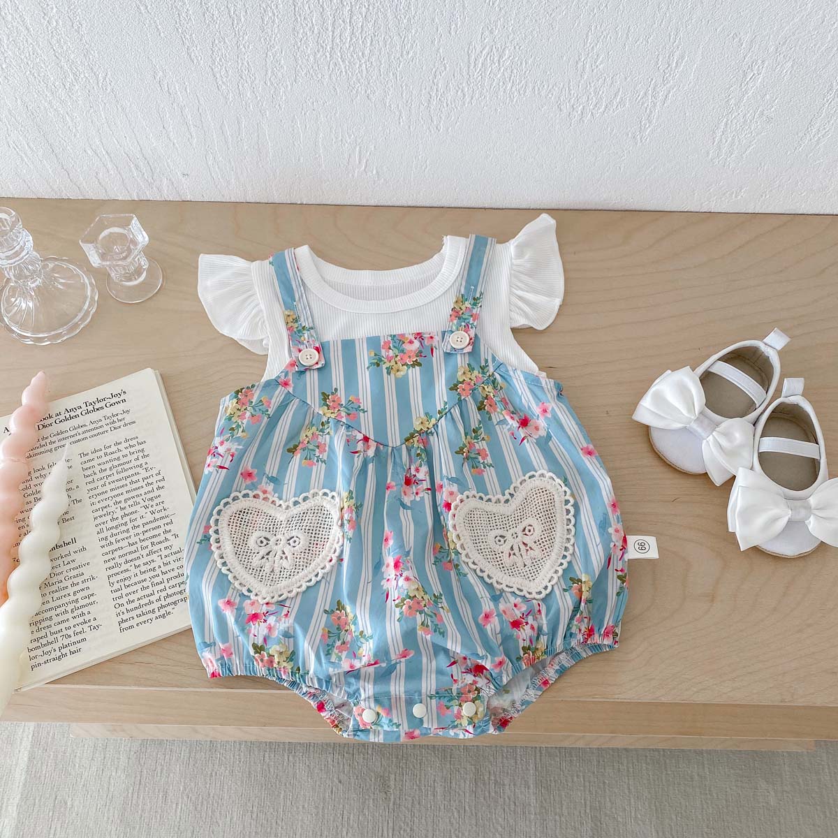 2PCS Newborn Clothes Baby Girl - Newborn Baby Girl Romper Floral review and price