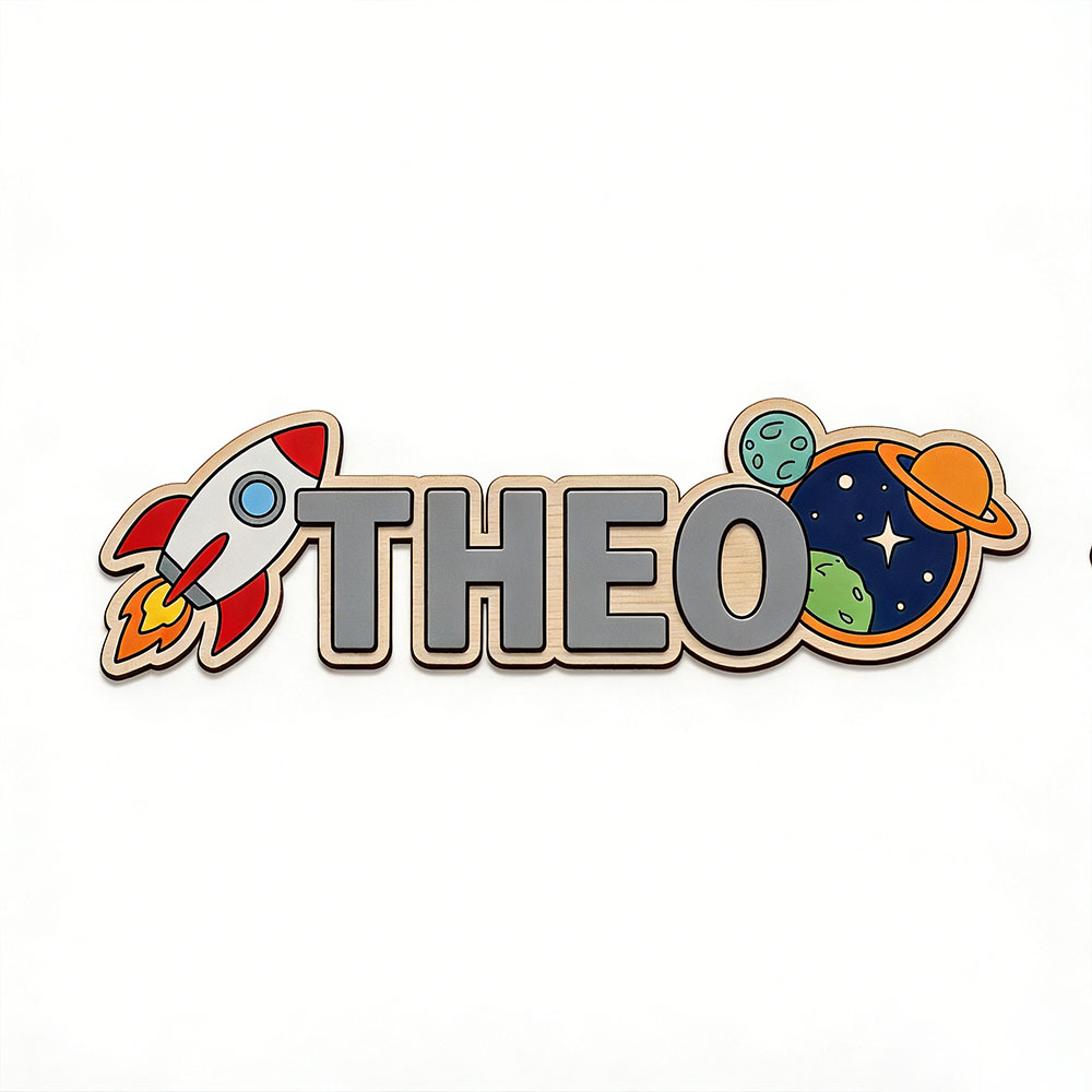 Personalized Space Rocket Name - Nursery review and price