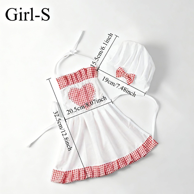 Red Gingham Baby Chef Costumes - Infant Photography Props Outfit review and price