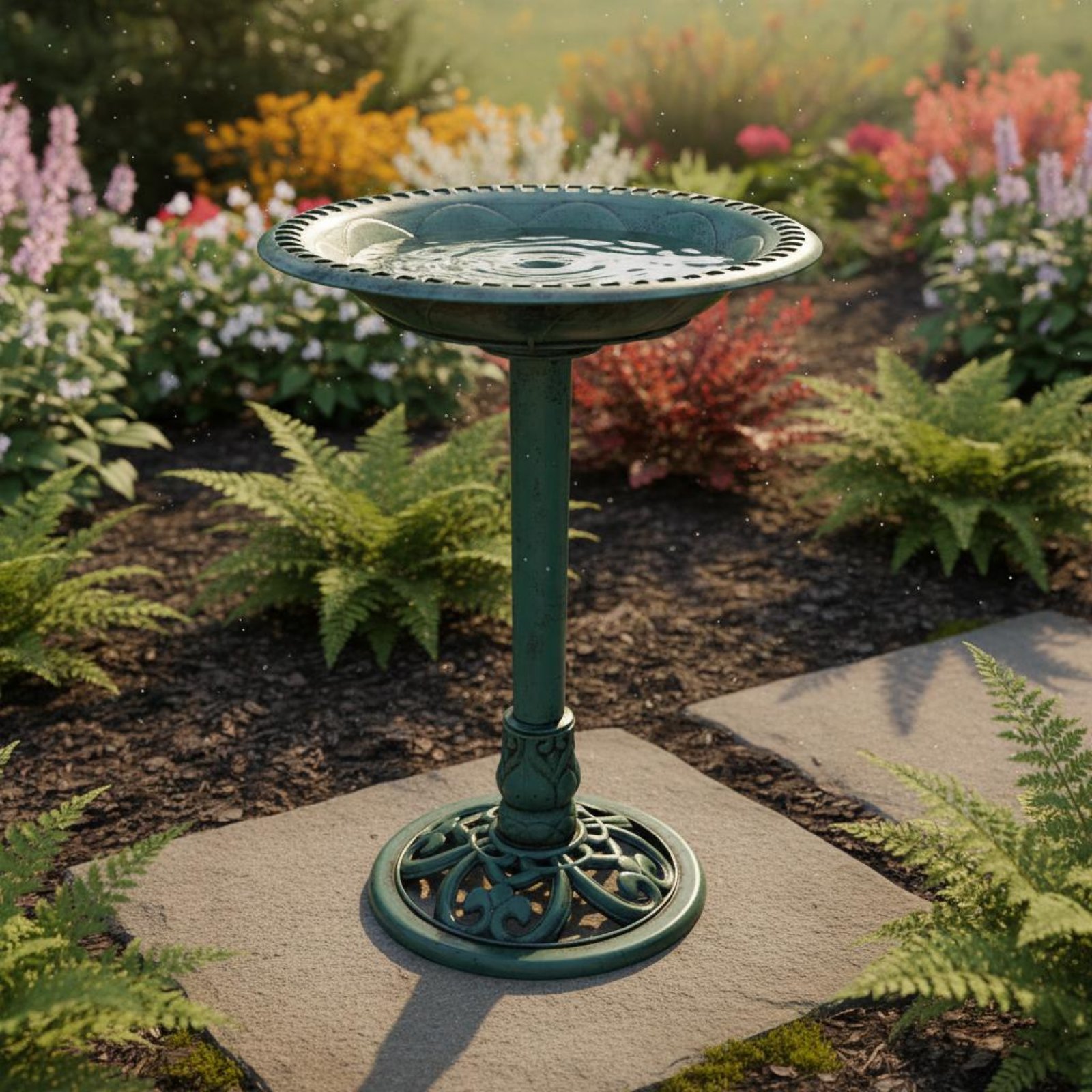 Bird Bath Bowl with Ground Sta - Feeding review and price
