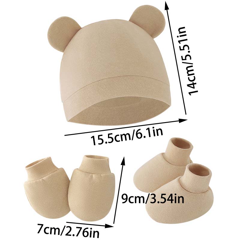 2026 Baby Hat Glove Socks Newb - Infant Beanie Hat With Ears review and price