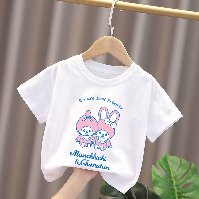 Monchhichi Kids T-shirts Anime - Baby Clothes review and price
