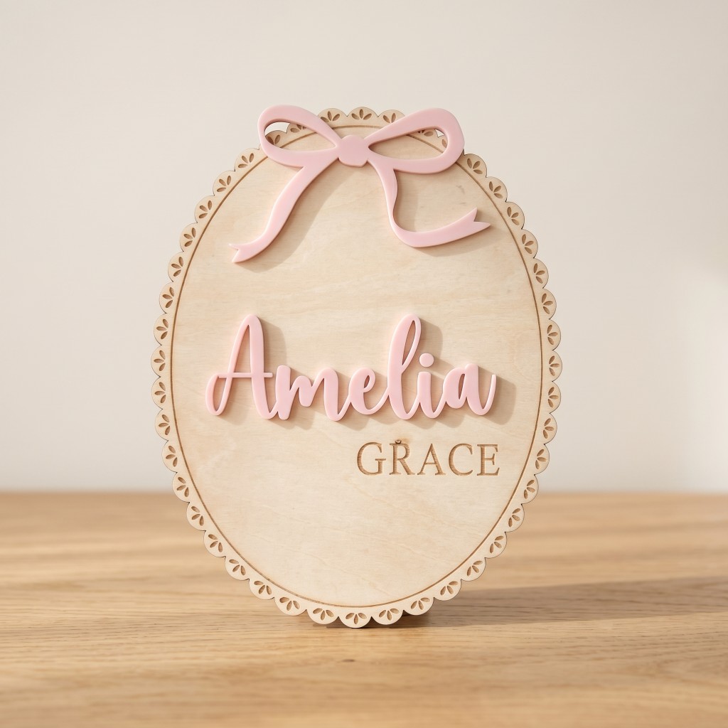1Pc Custom Bow Lace Edge Baby  - Nursery review and price