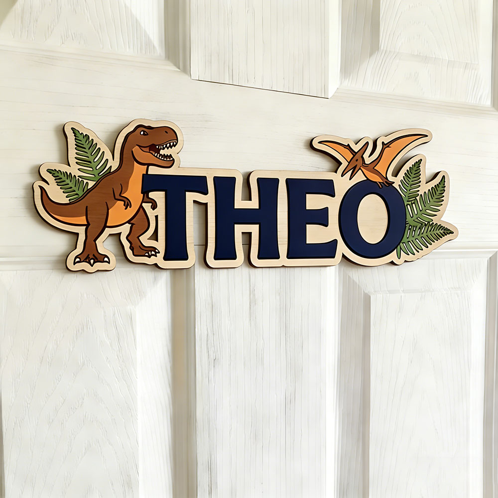 Personalized Dinosaur Name Sig - Nursery review and price