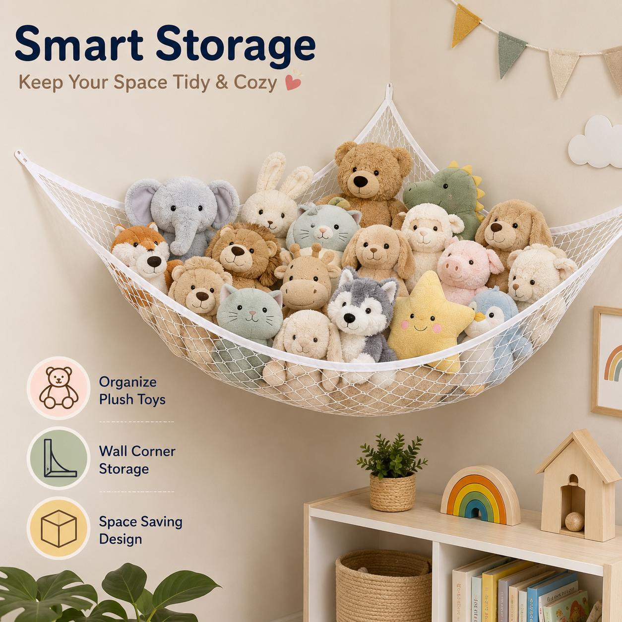 Mesh Toy Storage Hammock Hangi - Nursery review and price