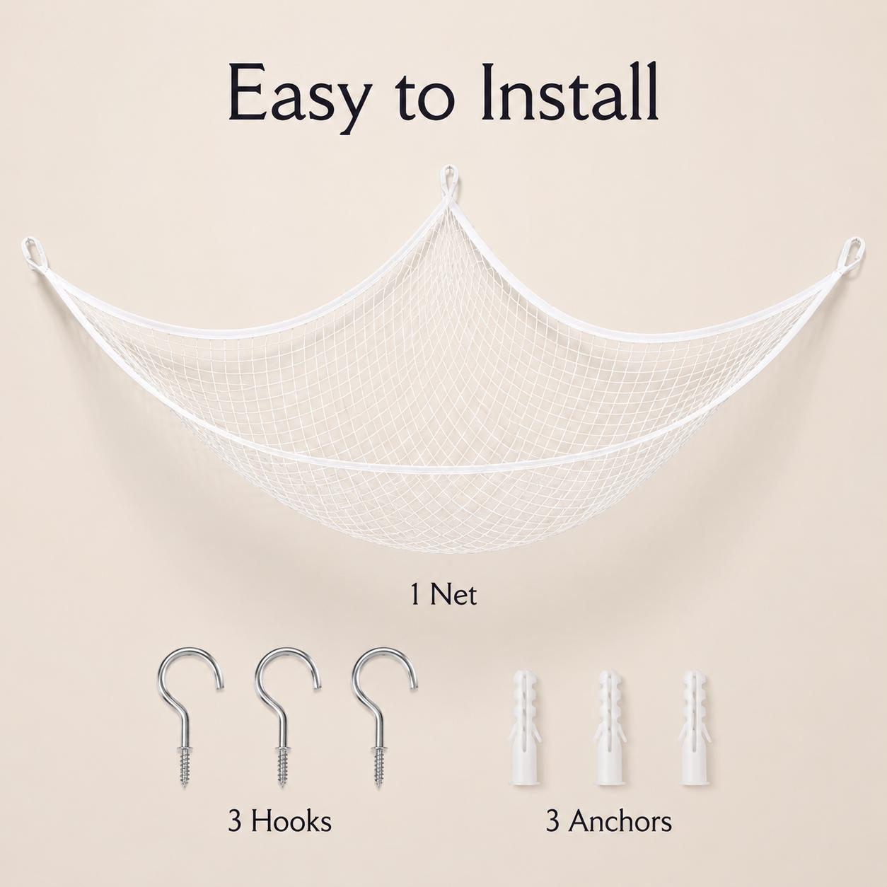Mesh Toy Storage Hammock Hangi - Nursery review and price