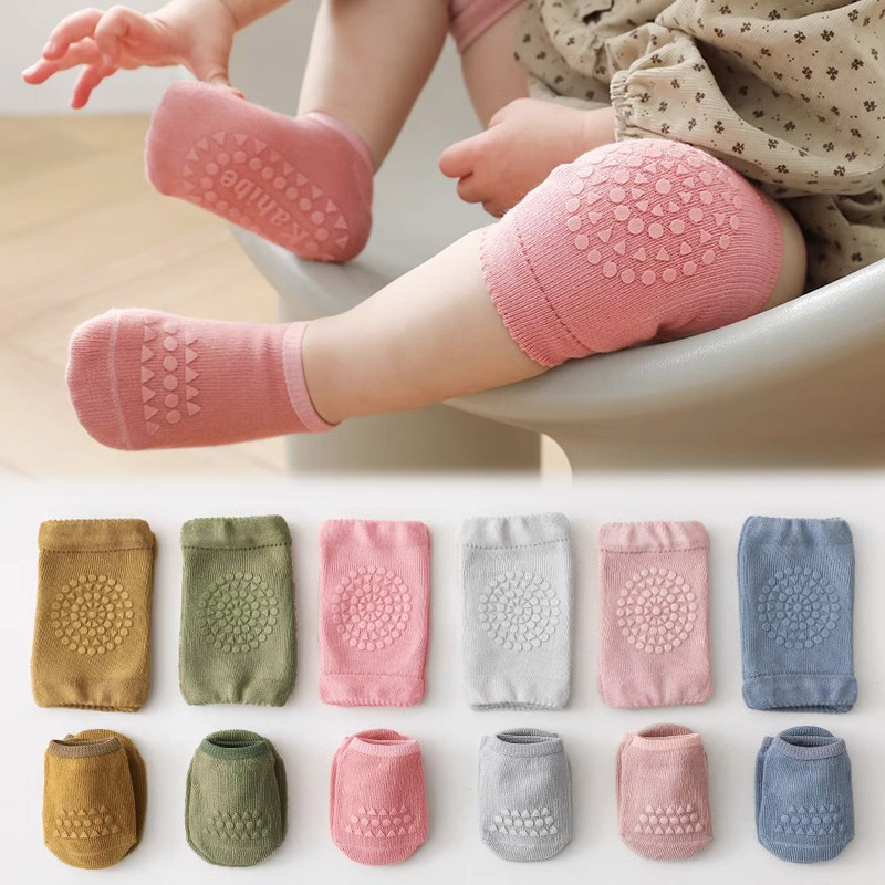 3 Sets of Baby Socks And Knee  - Unisex Baby Socks Non Slip review and price