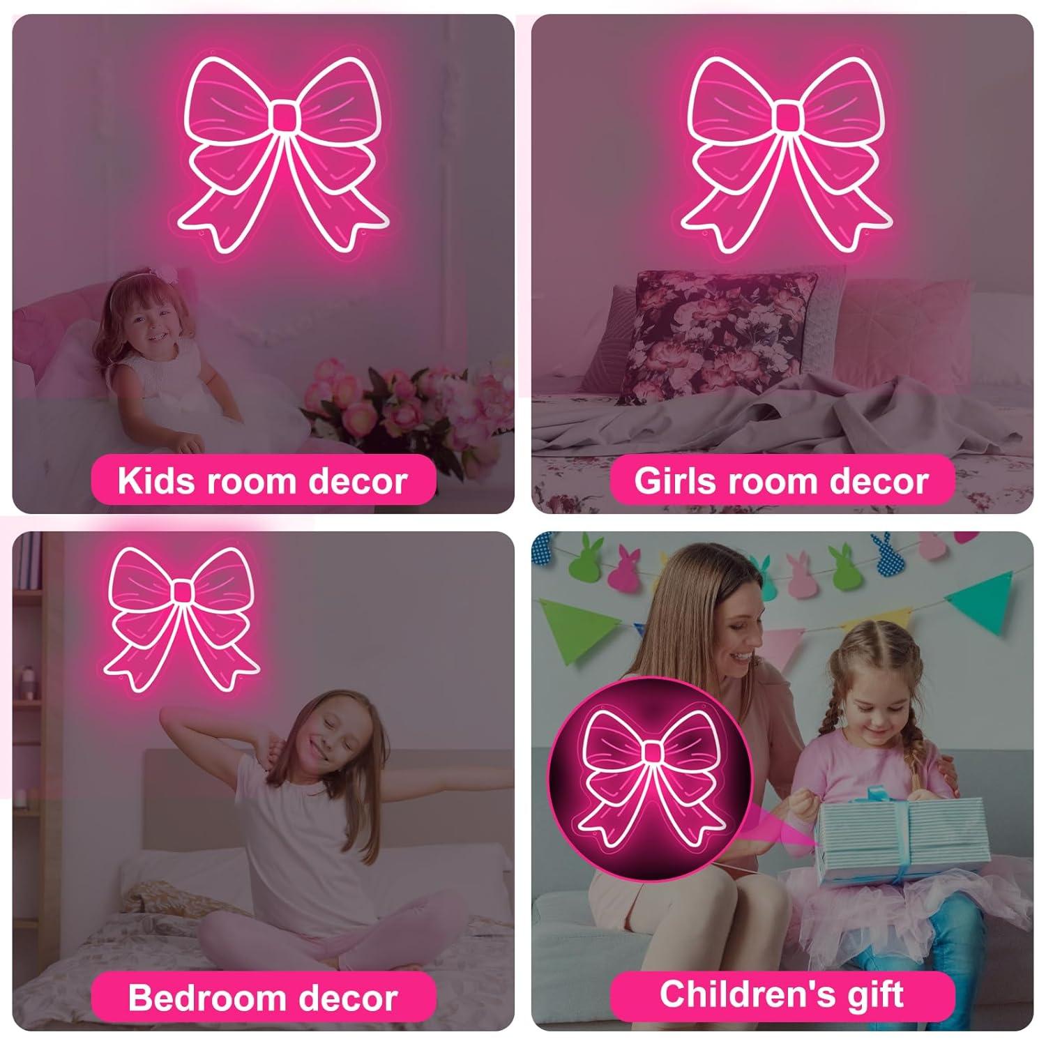Bow Neon Signs USB Dimmable LE - Nursery review and price