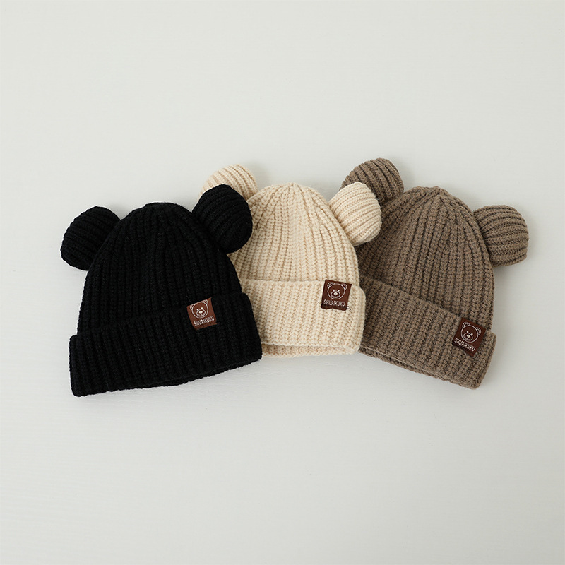 Bear Baby Winter Hat Cartoon E - Infant Beanie Hat With Ears review and price
