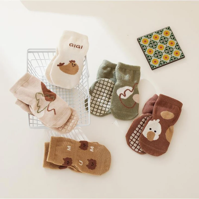 New Autumn Winter Kawaii Baby  - Unisex Baby Socks Non Slip review and price