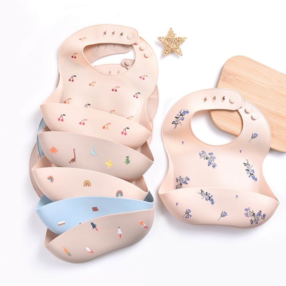 New Silicone Baby Eating Bib A - Waterproof Baby Bibs Silicone review and price