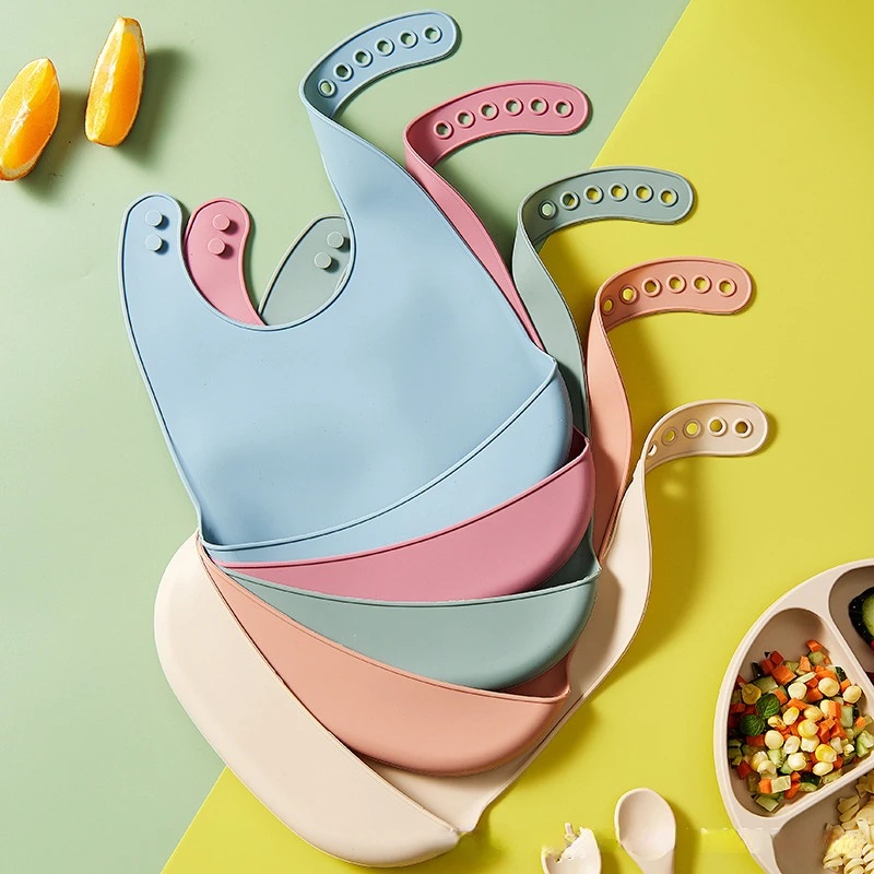 1-5pcs Baby Silicone Bibs Wate - Waterproof Baby Bibs Silicone review and price