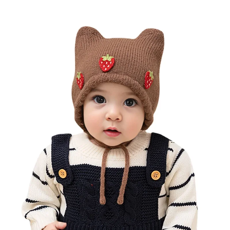 New Autumn Winter Baby Girl Ha - Infant Beanie Hat With Ears review and price