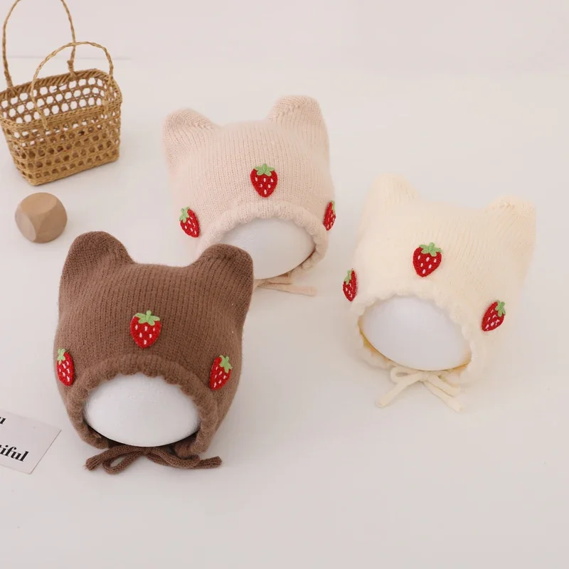 New Autumn Winter Baby Girl Ha - Infant Beanie Hat With Ears review and price