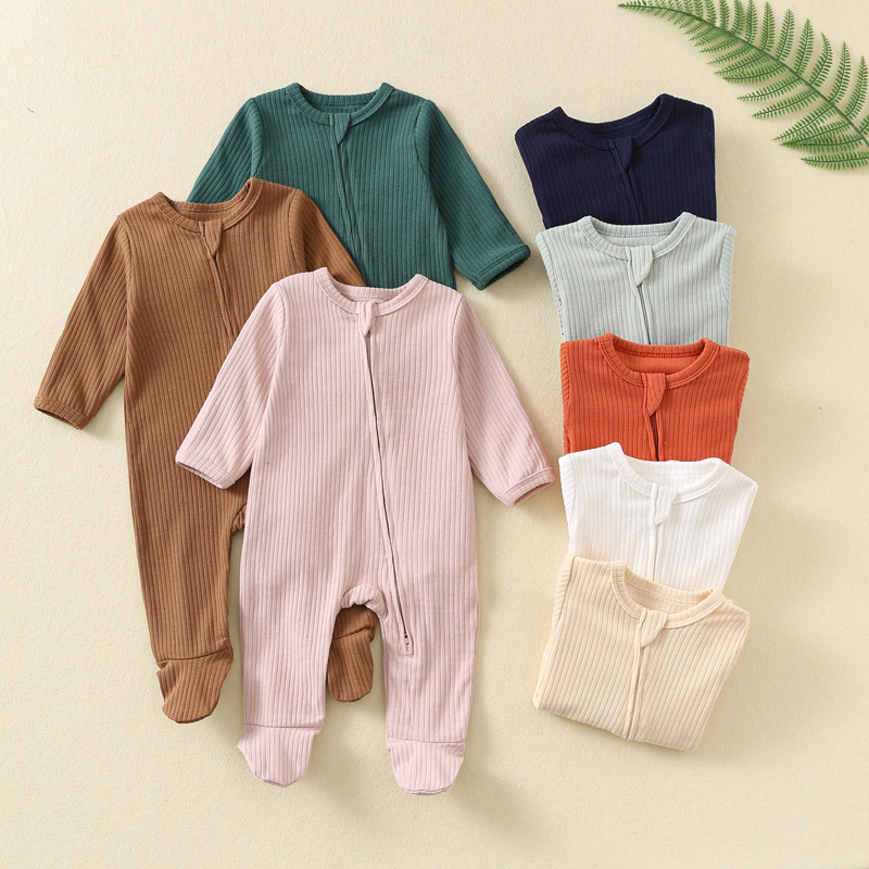 Baby Onesie Autumn and Winter  - Cotton Baby Onesies Zipper review and price