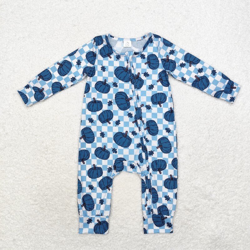 8.21 Bamboo Fly Blue Pumpkin L - Cotton Baby Onesies Zipper review and price