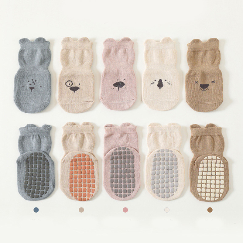 3/5 Pairs Baby Adorable Animal - Unisex Baby Socks Non Slip review and price