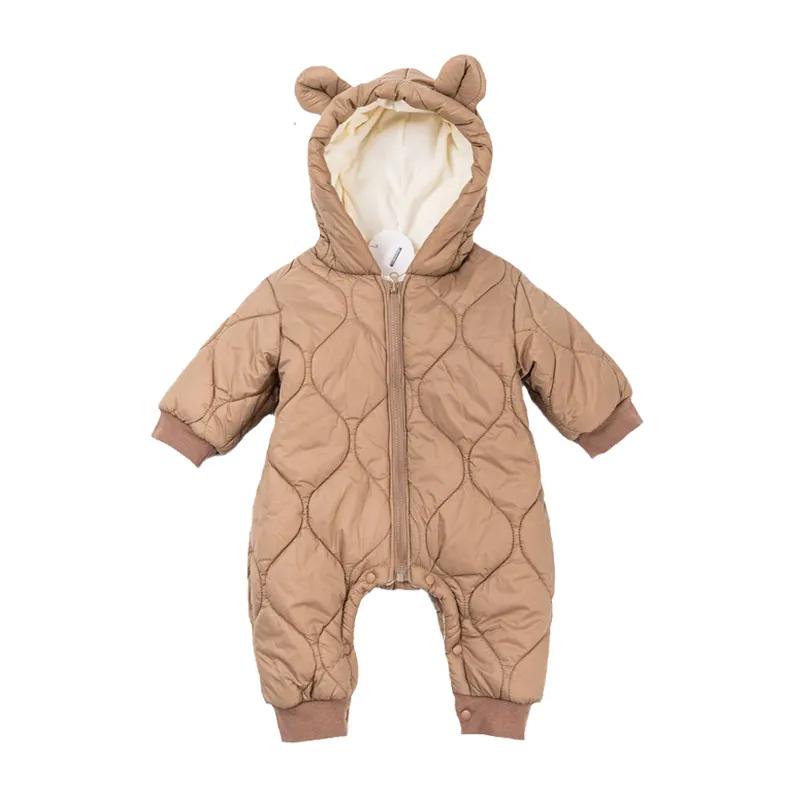 Newborn Baby Romper Winter Thi - Cotton Baby Onesies Zipper review and price