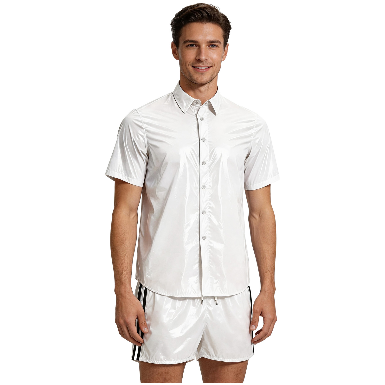 Men Glossy Waterproof Tops and - Diapering review and price