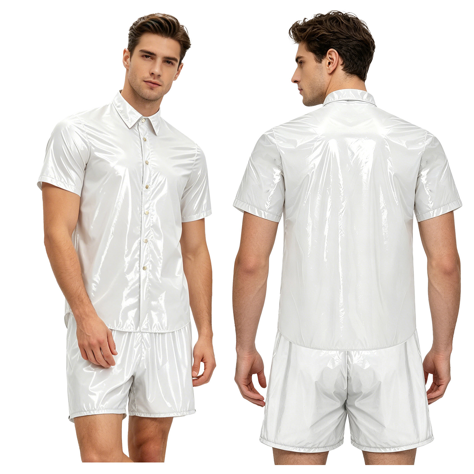 Men Glossy Waterproof Tops and - Diapering review and price