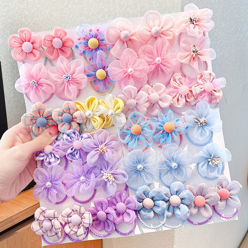 10Pcs Children's Mesh Flower H - Baby Gear review and price