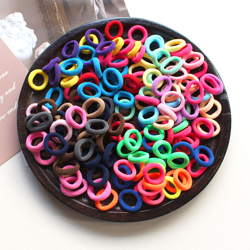 100 Pcs/Lot Elastic Hair Bands - Baby Gear review and price
