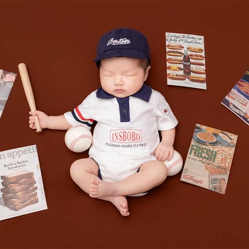 Sport Baseball Theme Newborn B - Infant Photography Props Outfit review and price