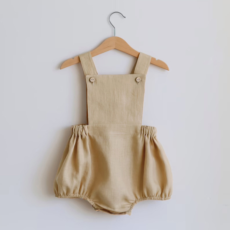 Newborn Baby Boy Girl Romper F - Baby Summer Linen Sleeveless Jumpsuit review and price